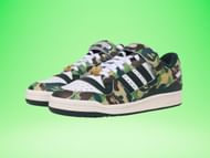 The Forum 84 Low ABC Camo Men's sneakers (Image via Bape)